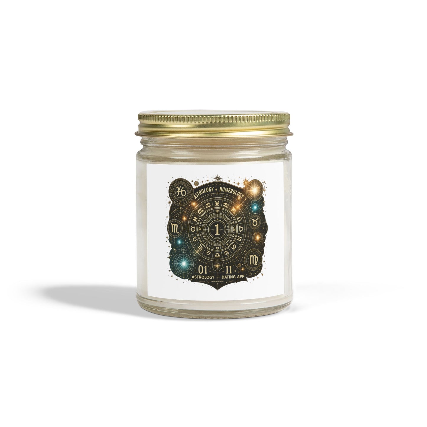 Astrology-Themed Scented Candles - Coconut Apricot Wax