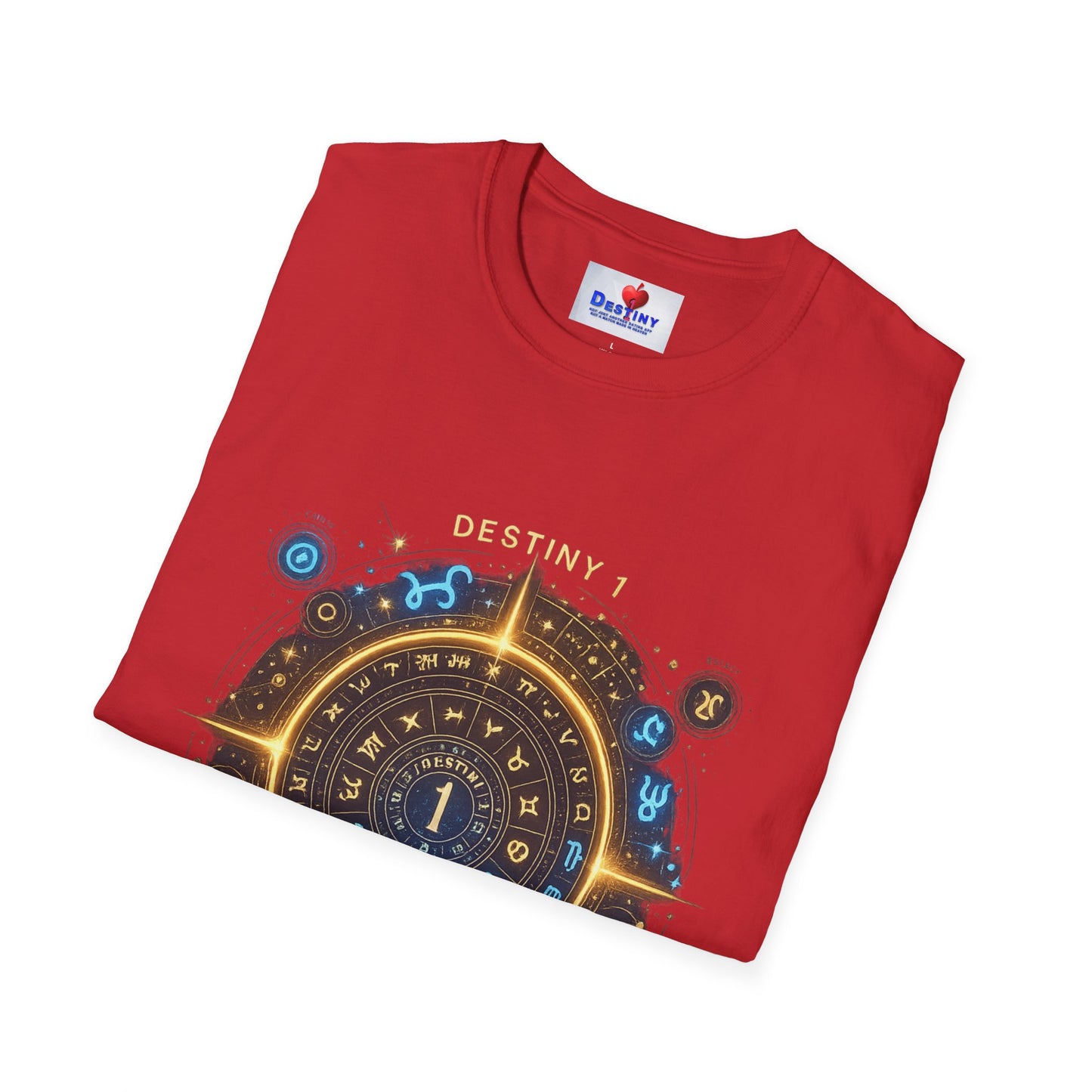 Destiny Zodiac Unisex Softstyle T-Shirt - Astrology Inspired Graphic Tee