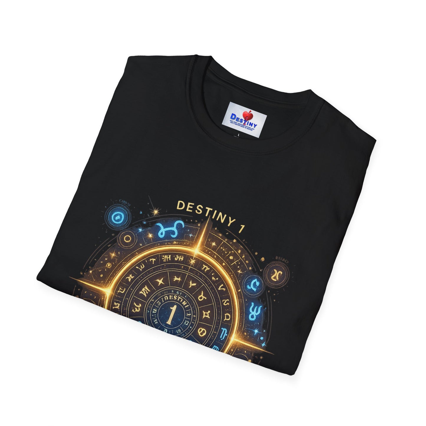 Destiny Zodiac Unisex Softstyle T-Shirt - Astrology Inspired Graphic Tee