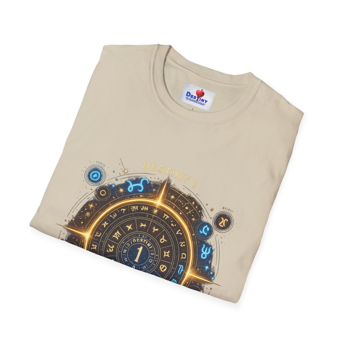 Destiny Zodiac Unisex Softstyle T-Shirt - Astrology Inspired Graphic Tee