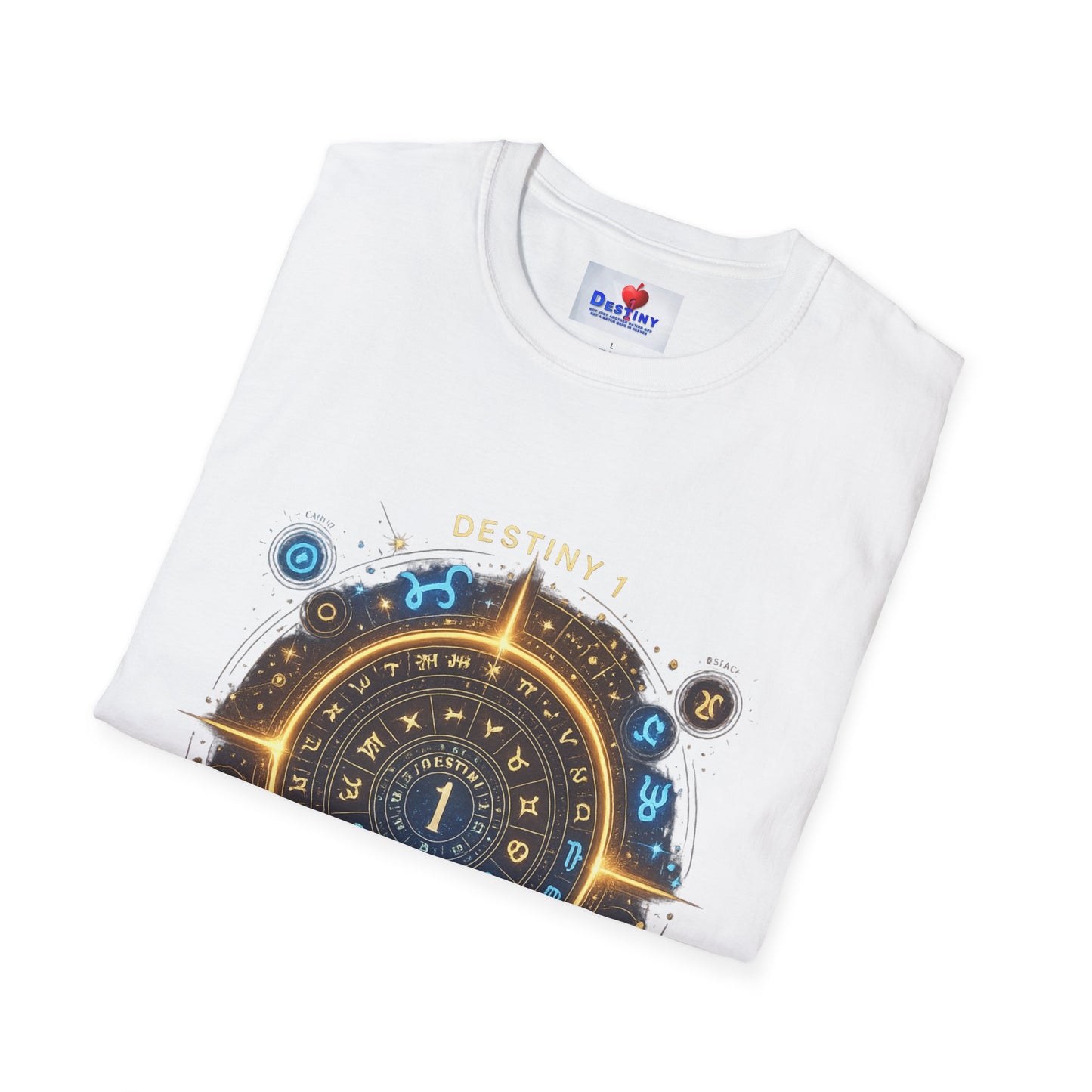 Destiny Zodiac Unisex Softstyle T-Shirt - Astrology Inspired Graphic Tee