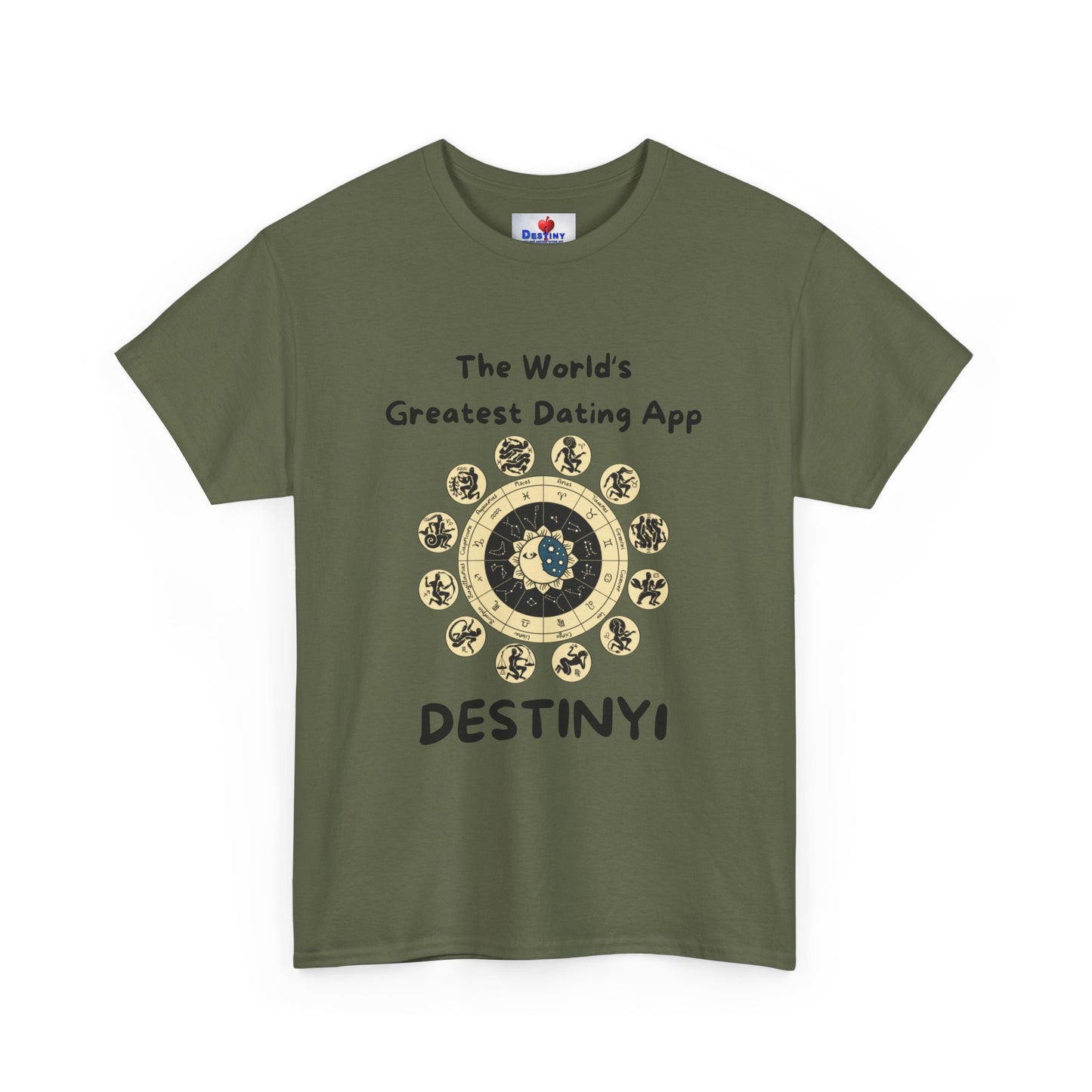 Destiny Unisex Heavy Cotton Tee - The World's Greatest Dating App Tee