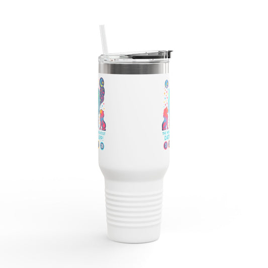 Funny Insulated Travel Mug - "The World's Greatest Dating App!" 40oz - Perfect Gift for Coffee Lovers