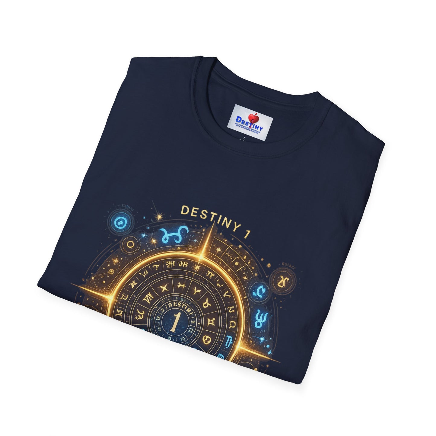 Destiny Zodiac Unisex Softstyle T-Shirt - Astrology Inspired Graphic Tee