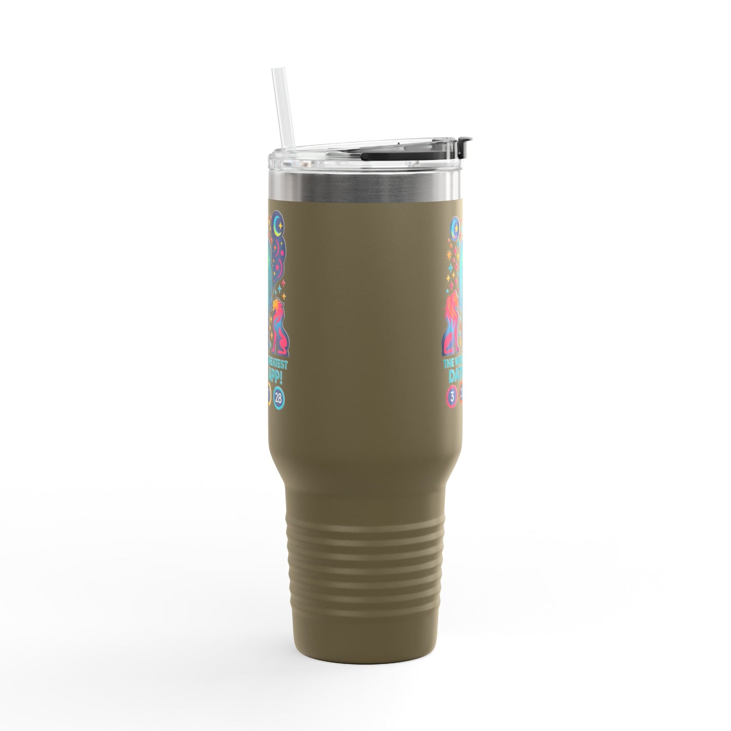 Funny Insulated Travel Mug - "The World's Greatest Dating App!" 40oz - Perfect Gift for Coffee Lovers
