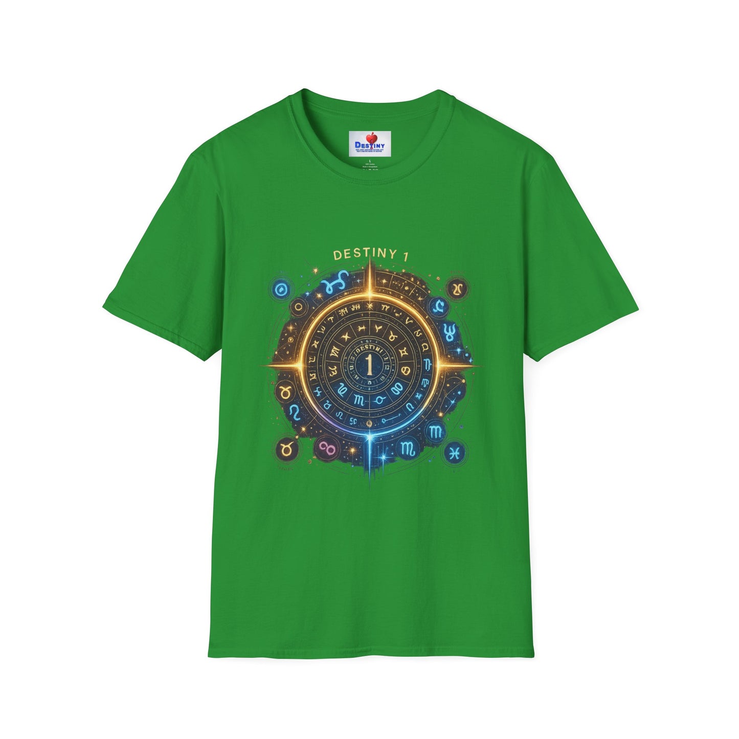 Destiny Zodiac Unisex Softstyle T-Shirt - Astrology Inspired Graphic Tee