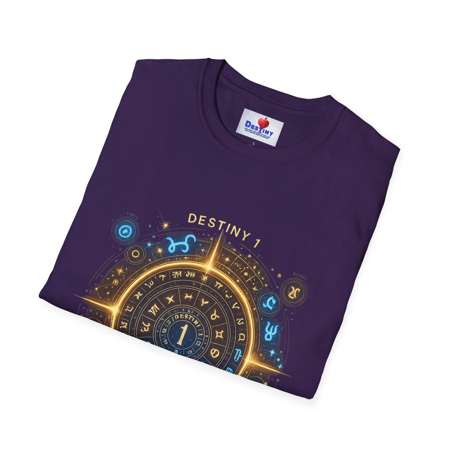Destiny Zodiac Unisex Softstyle T-Shirt - Astrology Inspired Graphic Tee