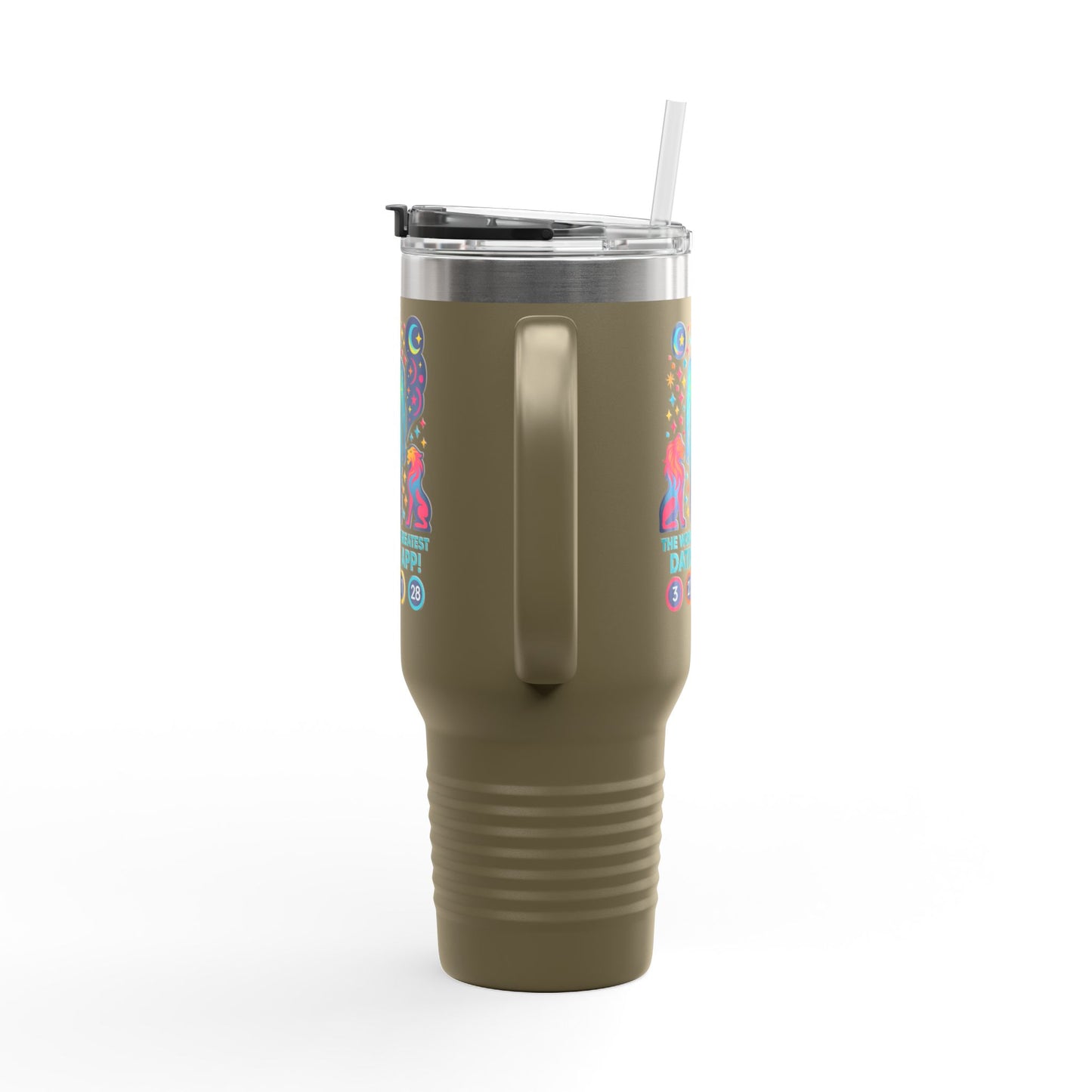 Funny Insulated Travel Mug - "The World's Greatest Dating App!" 40oz - Perfect Gift for Coffee Lovers