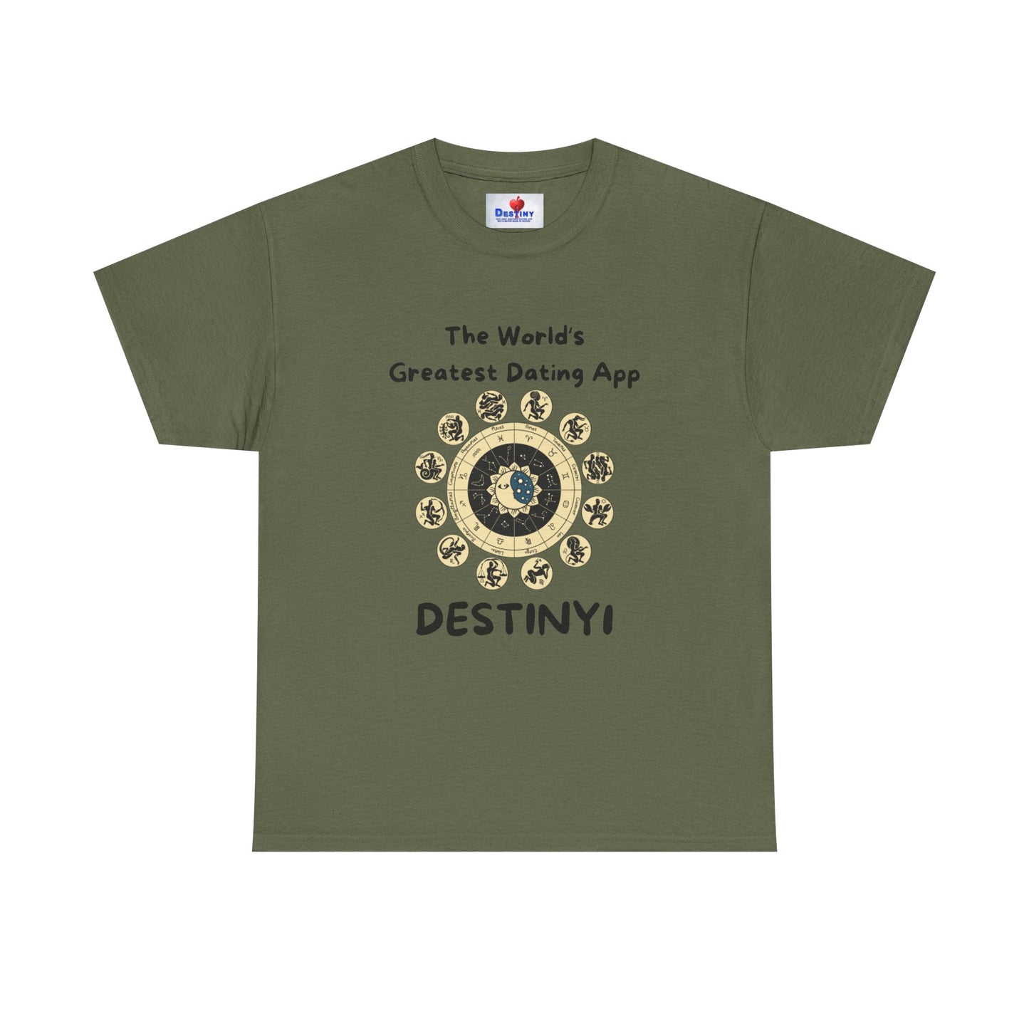 Destiny Unisex Heavy Cotton Tee - The World's Greatest Dating App Tee