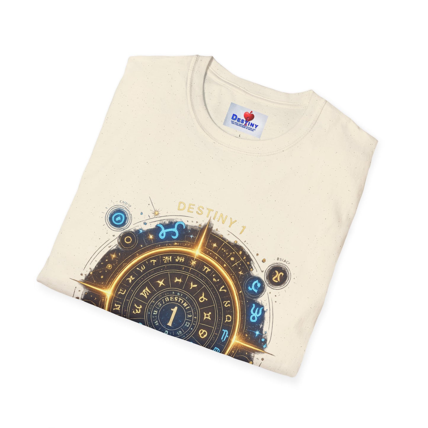 Destiny Zodiac Unisex Softstyle T-Shirt - Astrology Inspired Graphic Tee