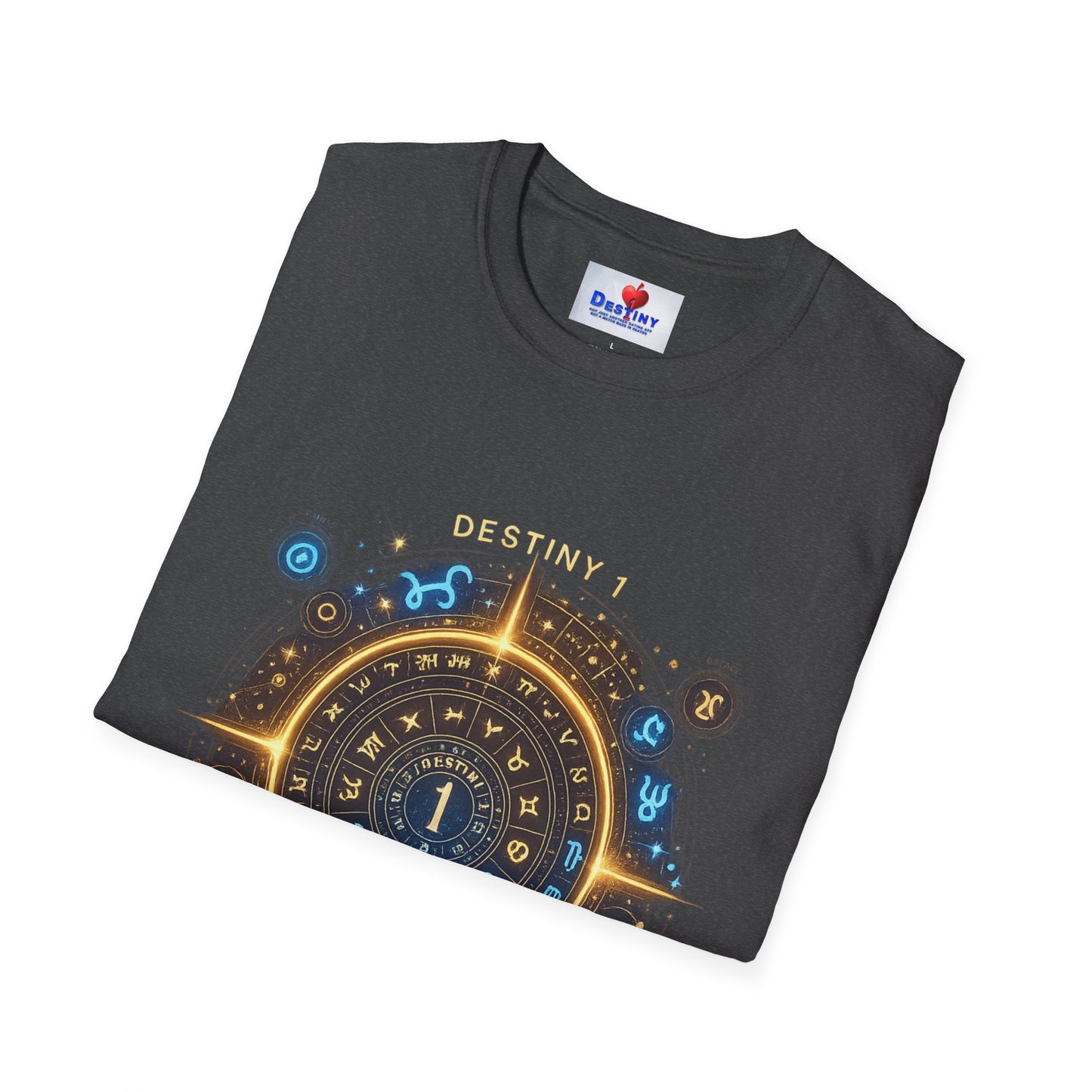 Destiny Zodiac Unisex Softstyle T-Shirt - Astrology Inspired Graphic Tee
