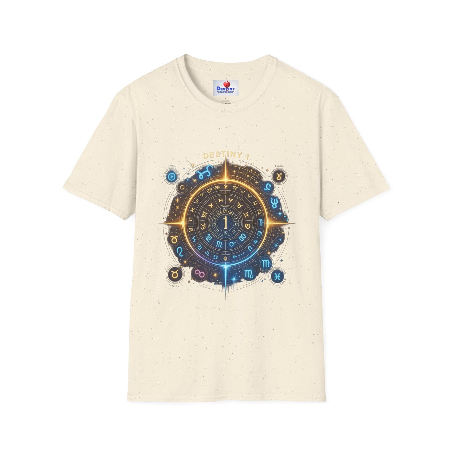 Destiny Zodiac Unisex Softstyle T-Shirt - Astrology Inspired Graphic Tee