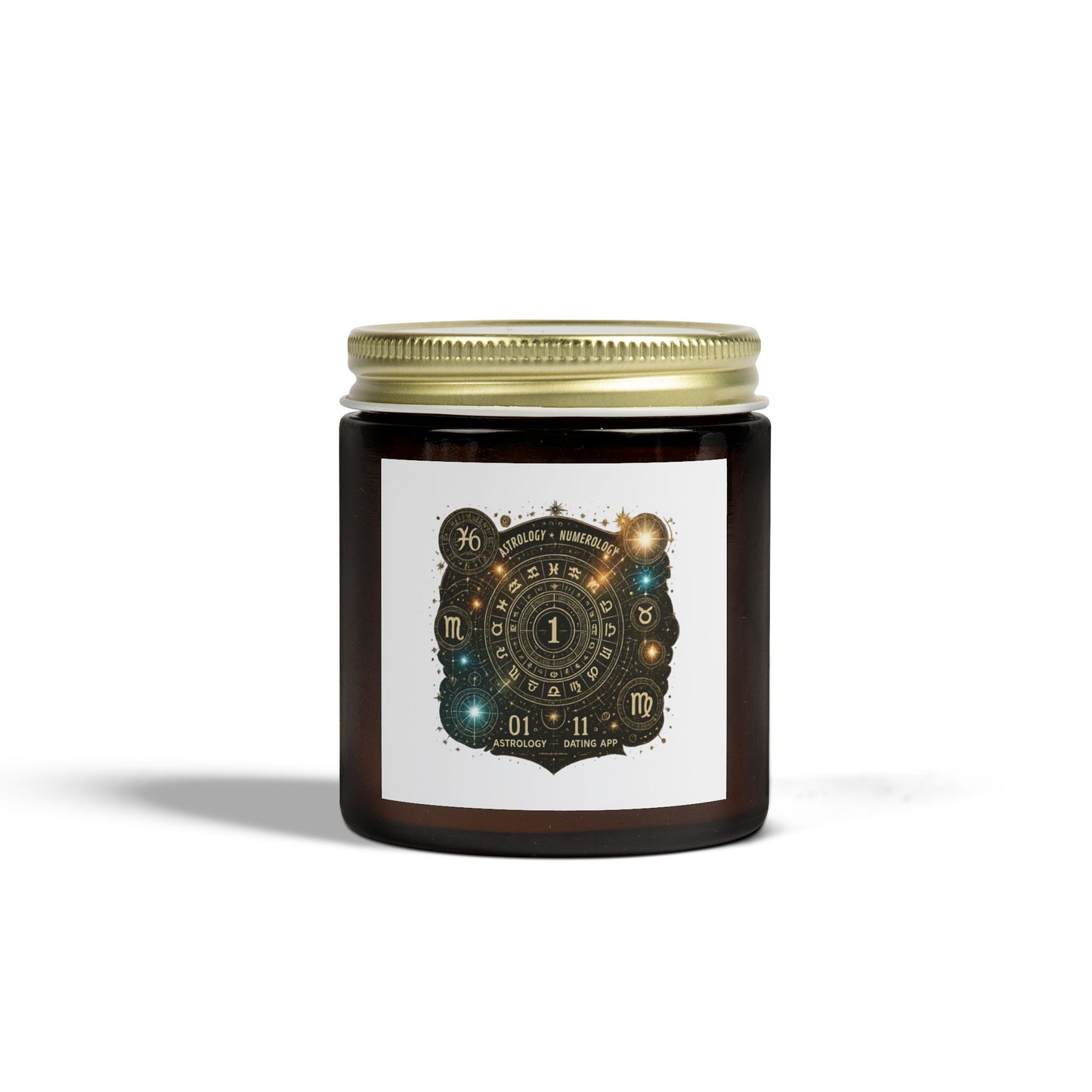 Astrology-Themed Scented Candles - Coconut Apricot Wax
