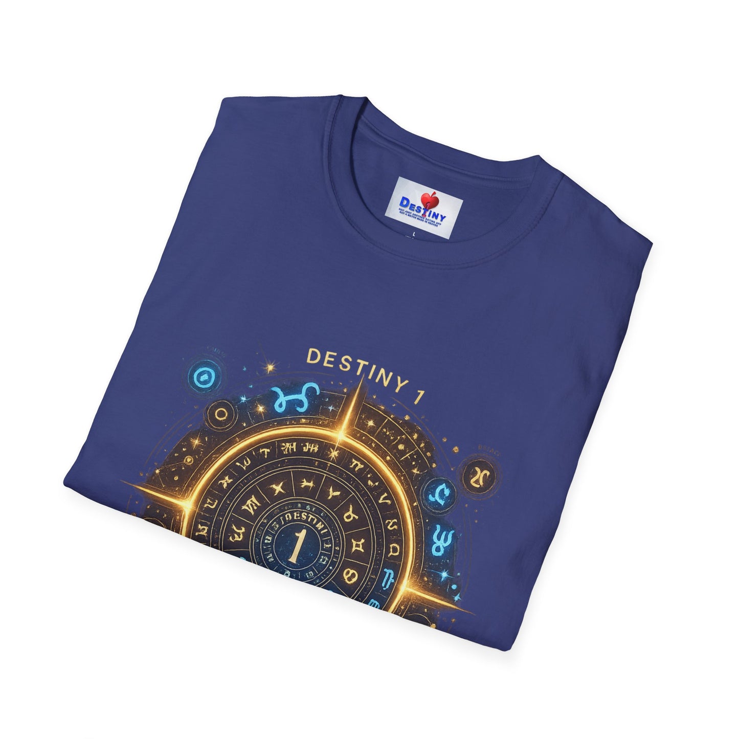 Destiny Zodiac Unisex Softstyle T-Shirt - Astrology Inspired Graphic Tee