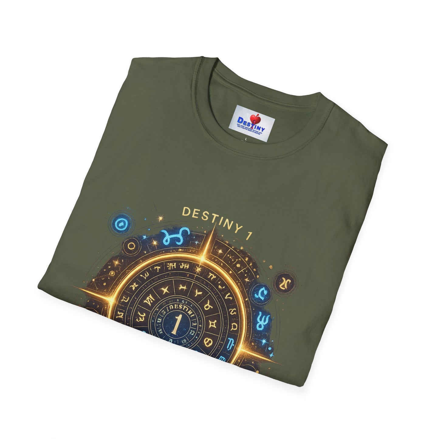Destiny Zodiac Unisex Softstyle T-Shirt - Astrology Inspired Graphic Tee